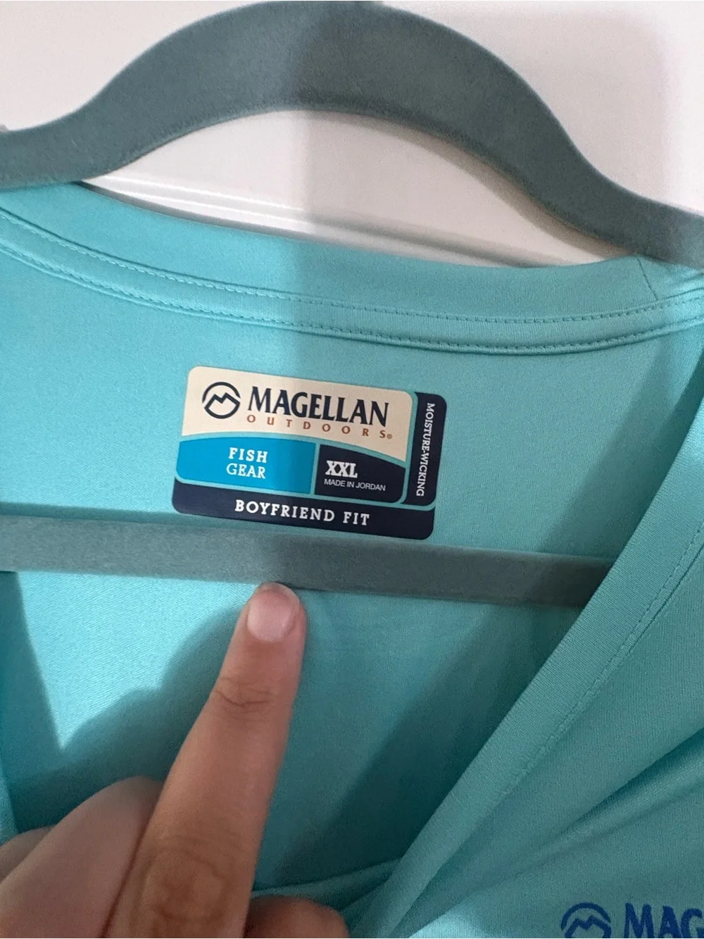 Magellan Outdoors Women's Long Sleeve Performance Shirt Teal